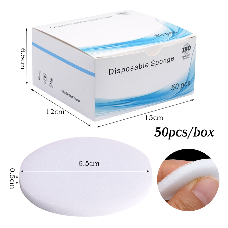 Eco Sponge - 50 قطعة من إسفنجات التنظيف لاستخدامها