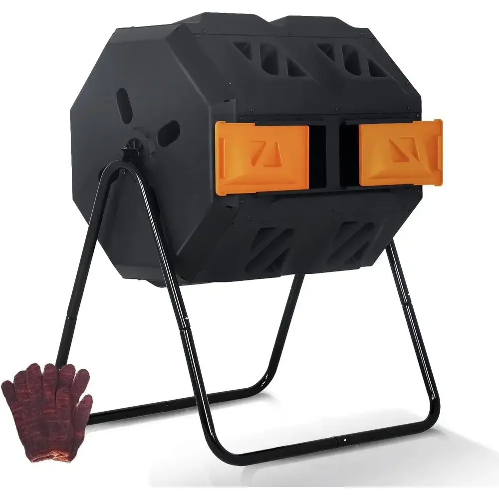 Compost Bin - حاوية سماد دوارة خارجية بسعة 43
