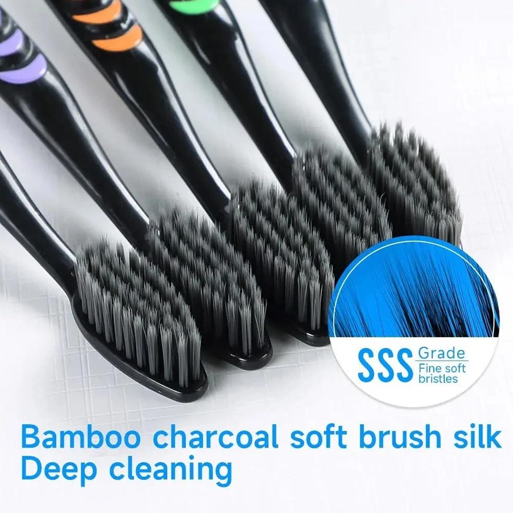 10 قطع، عبوة عائلية، فرشاة أسن - مراجعة Bamboo Toothbrush وسعره