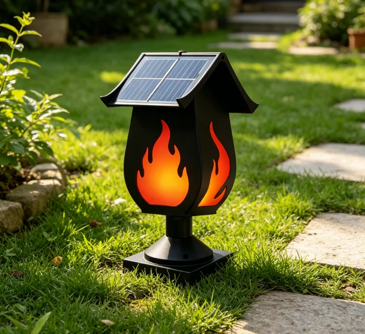 مصابيح عمودية تعمل بالطاقة الش - مراجعة Solar Garden Light وسعره