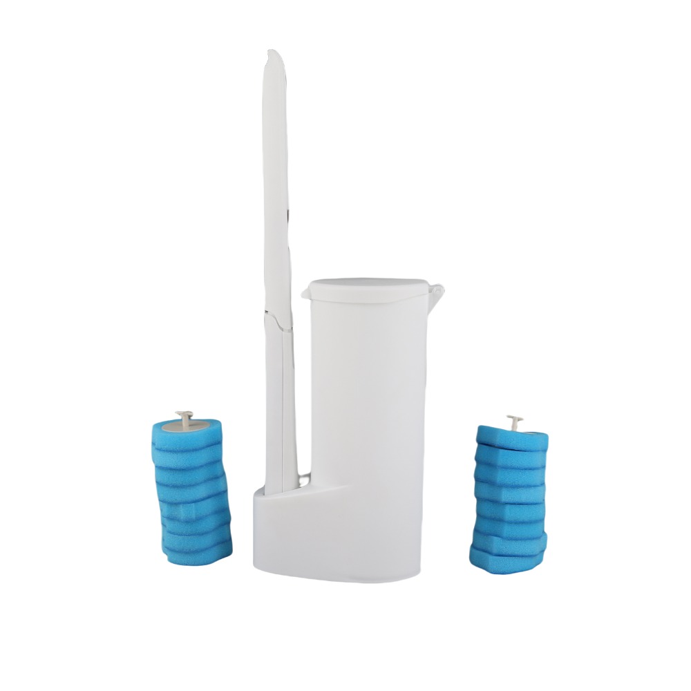 فرشاة تنظيف مرحاض بيضاء قابلة  - مراجعة Eco Sponge وسعره