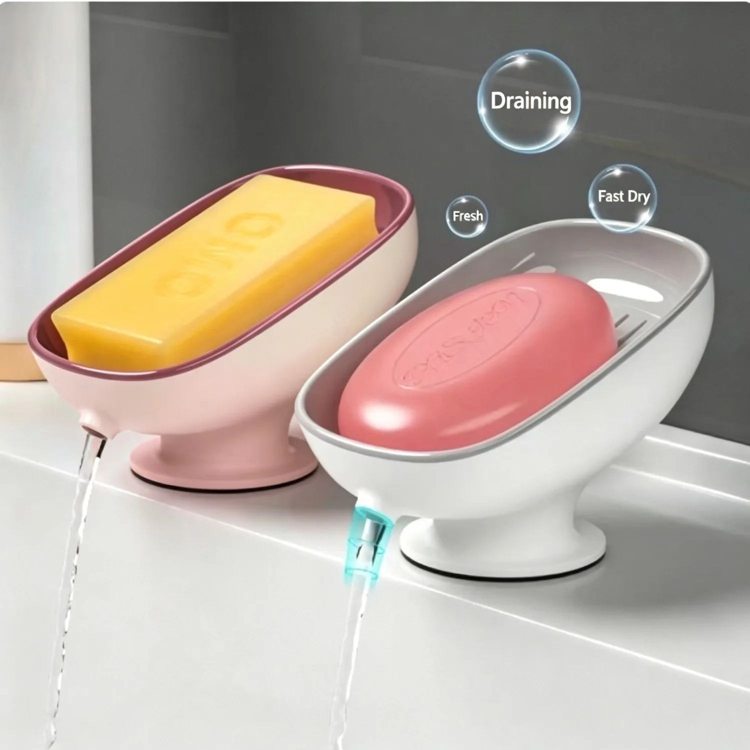 1 قطعة حامل صابون بتصميم ورقة  - مراجعة Eco Sponge وسعره