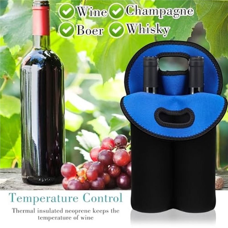 حقيبة حمل زجاجات النبيذ AAAN،  - مراجعة Reusable Bottle وسعره