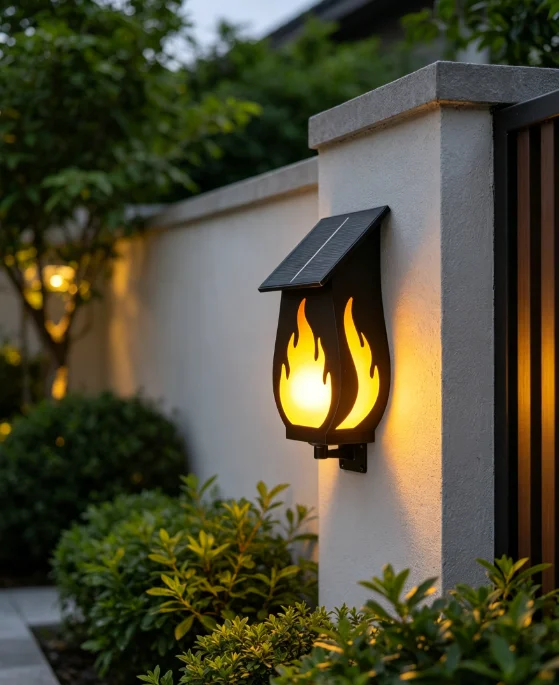 مصباح جداري شمسي خارجي، مصباح  - مراجعة Solar Garden Light وسعره